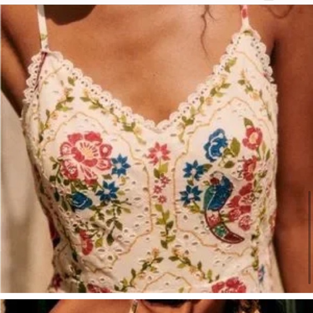 EUC Sezane X Farm Rio Sz 40 Mini Sundress - Picture 3 of 6
